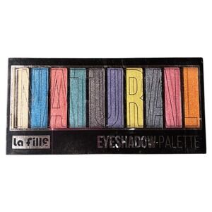 La Fille Eyeshadow Pallet Natural Earth Tones New Colorful Shimmers Artist MUA